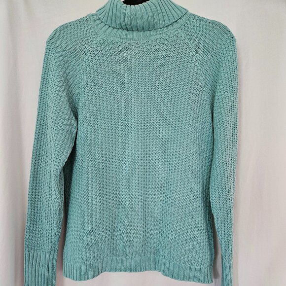 Liz Claiborne cotton blend turtleneck sweater - Picture 1 of 9